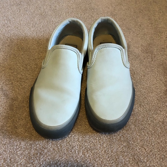 Vans Slip on Sneakers Green Size 5 - Picture 1 of 5